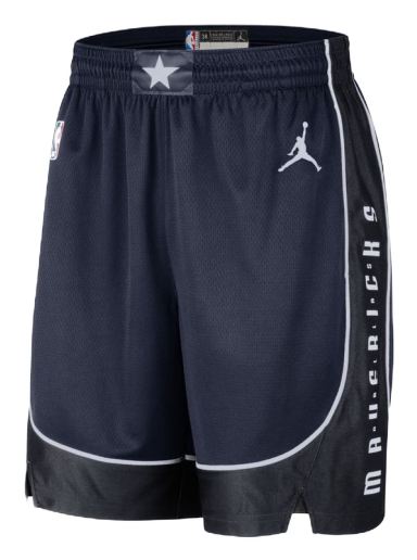 Shortsit Jordan NBA Dri-FIT Dallas Mavericks Statement Edition 2022 Swingman Shorts Musta | DO9427-419
