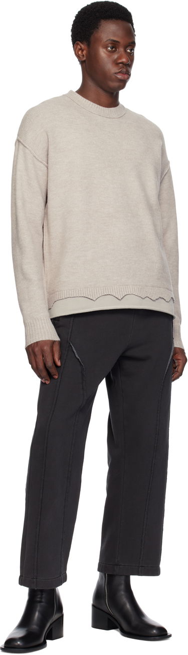 Villapaita izzue Izzue Layered Sweater Beige | IZXKNN4123W4NBGT, 3