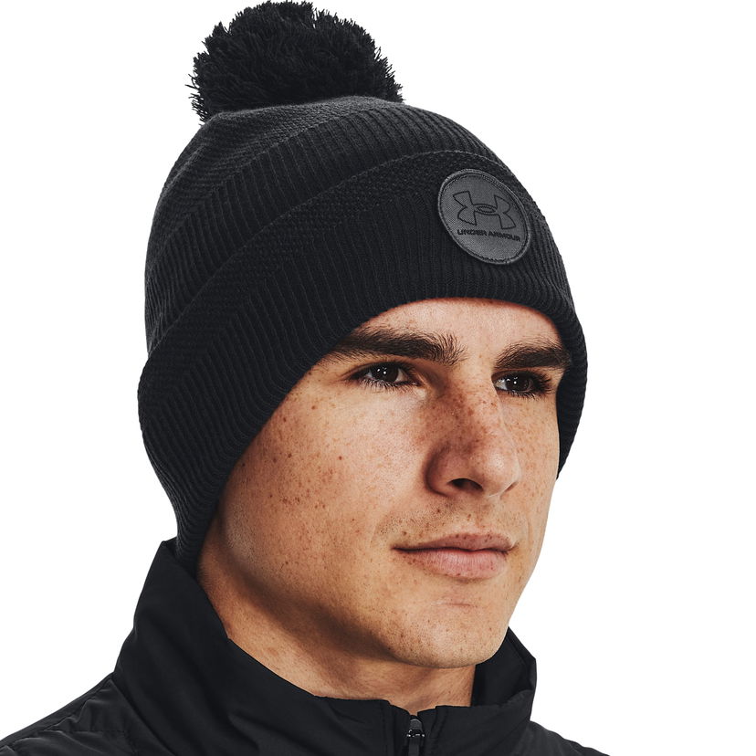 Pipo Under Armour Pom Beanie Musta | 1373107-001