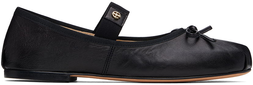Tennarit ja kengät Anine Bing Anine Bing Jolie Ballerina Flats Musta | A-14-0214-000