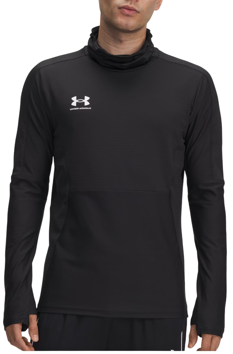 T-paita Under Armour Challenger Pro Wintr High Neck Long Sleeve Training Top Musta | 6005130-001