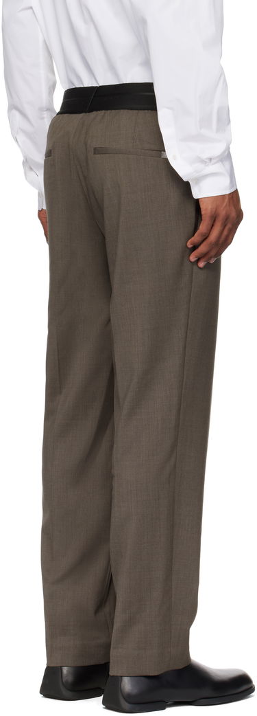 Housut Helmut Lang Helmut Lang Tapered Pull-On Trousers Ruskea | P01HM203, 2