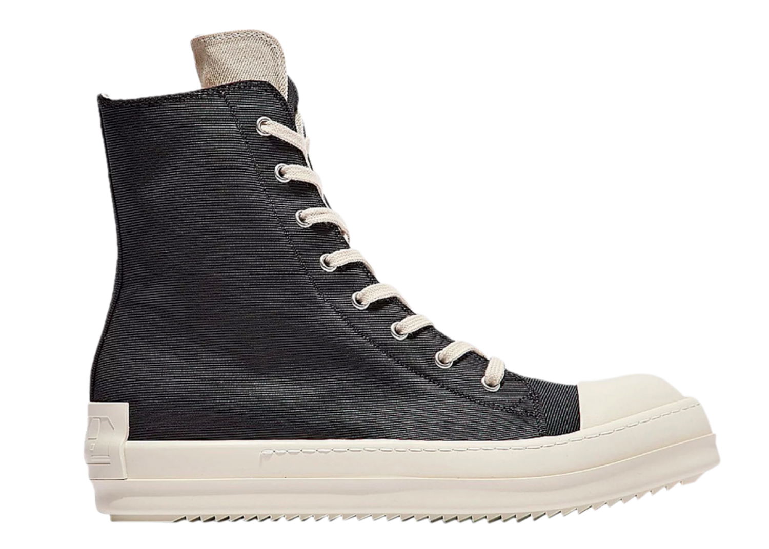 Tennarit ja kengät Rick Owens Drkshdw Gethsemane Canvas High Black Milk Musta | DU02A3800 FCEH2 911, 0