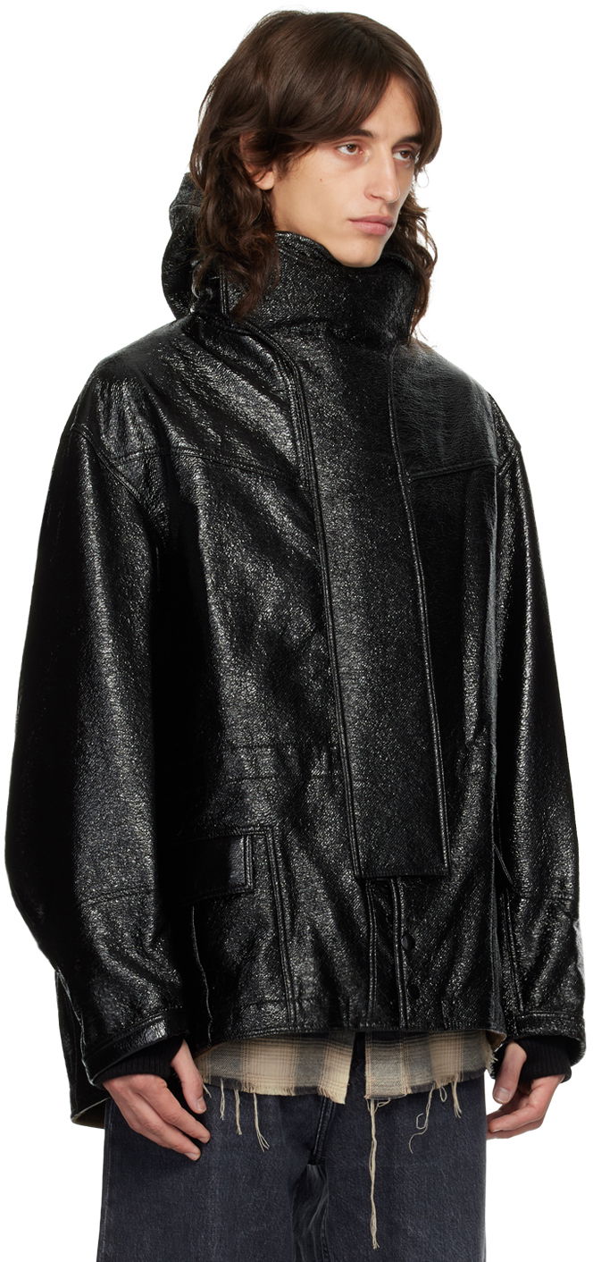 Parka R13 R13 Dark Shine Coat Musta | R13MR306 R400A, 1