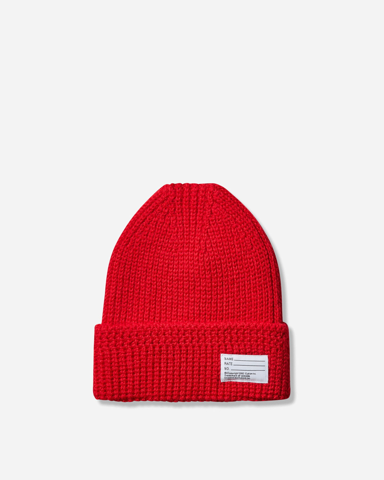Pipo visvim Knit Wool Beanie Punainen | 0125203003010 2, 1