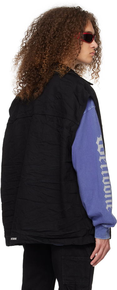 Liivi We11done We11done Oversized Denim Vest Musta | WD-DV0-24-394-U-BK, 2