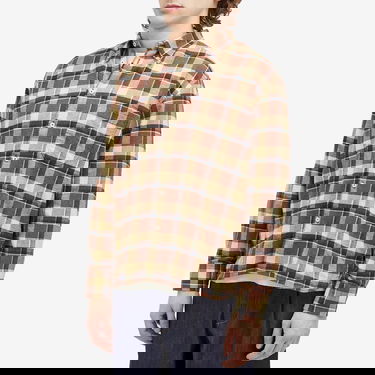 Paita Universal Works Universal Works Lazy Day Check Shirt, Large Ruskea | P31205-YRB, 2