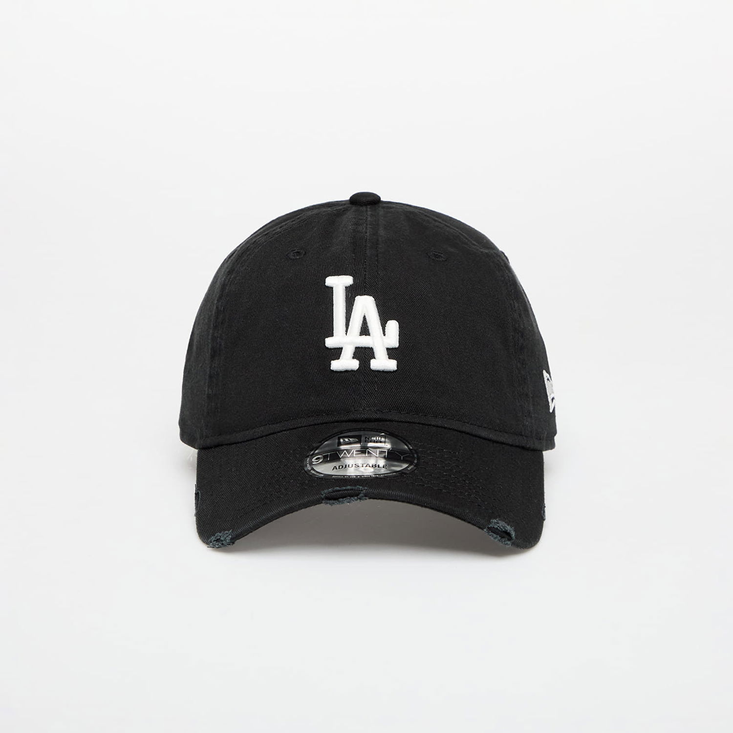 Korkki New Era Distressed 9TWENTY Los Angeles Dodgers Adjustable Cap Musta | 60595229, 0