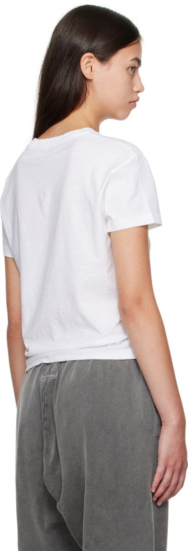 T-paita Acne Studios Acne Studios Logo T-Shirt Valkoinen | CL0397-, 2