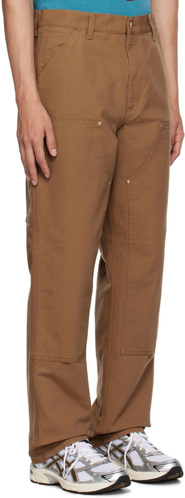 Cargo housut Carhartt WIP Double Knee Work Trousers Ruskea | I031501, 1
