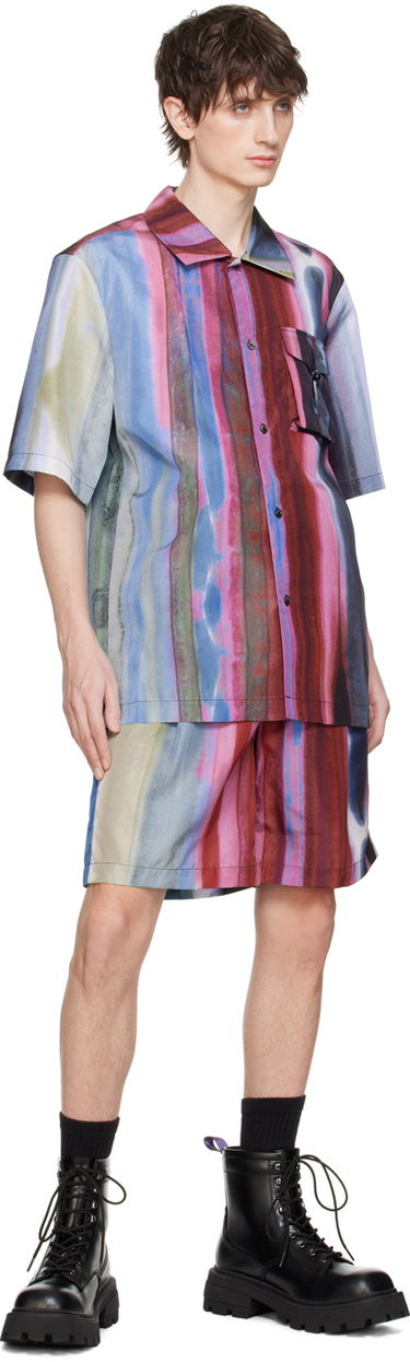 Paita Feng Chen Wang Feng Chen Wang Bellows Pocket Short Sleeve Shirt Monivärinen | FUS17SR15, 3