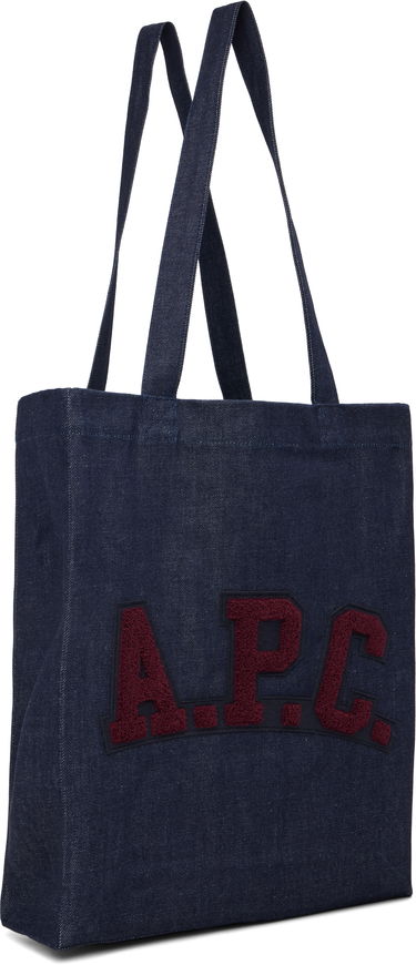 Kangaskassi A.P.C. A.P.C. Logo Patch Tote Bag Tummansininen | COHIZ-M67059, 1