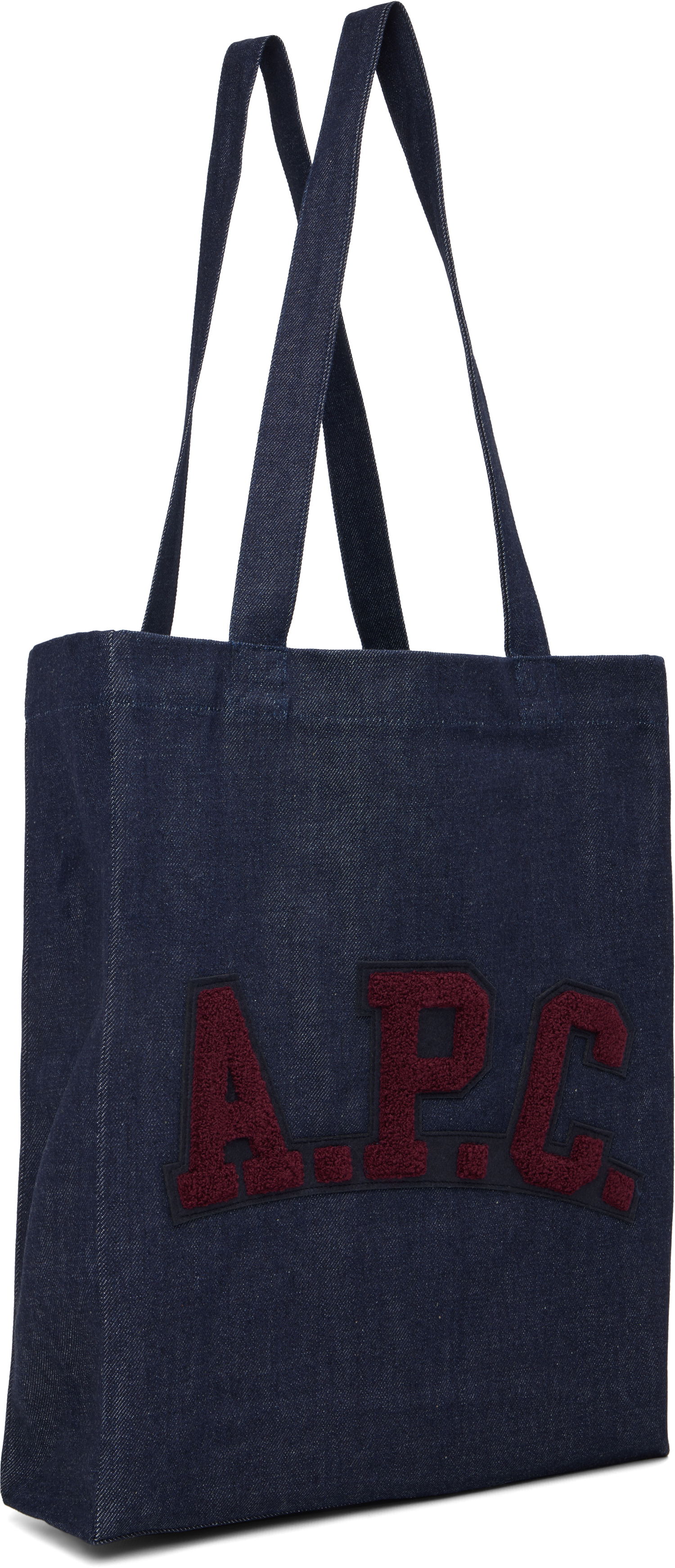 Kangaskassi A.P.C. A.P.C. Logo Patch Tote Bag Tummansininen | COHIZ-M67059, 1