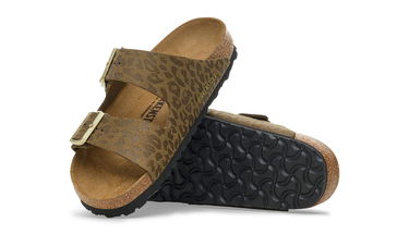 Tennarit ja kengät Birkenstock Arizona Synthetik Regular Fit Leopard Print Sandal Ruskea | 1030594, 3