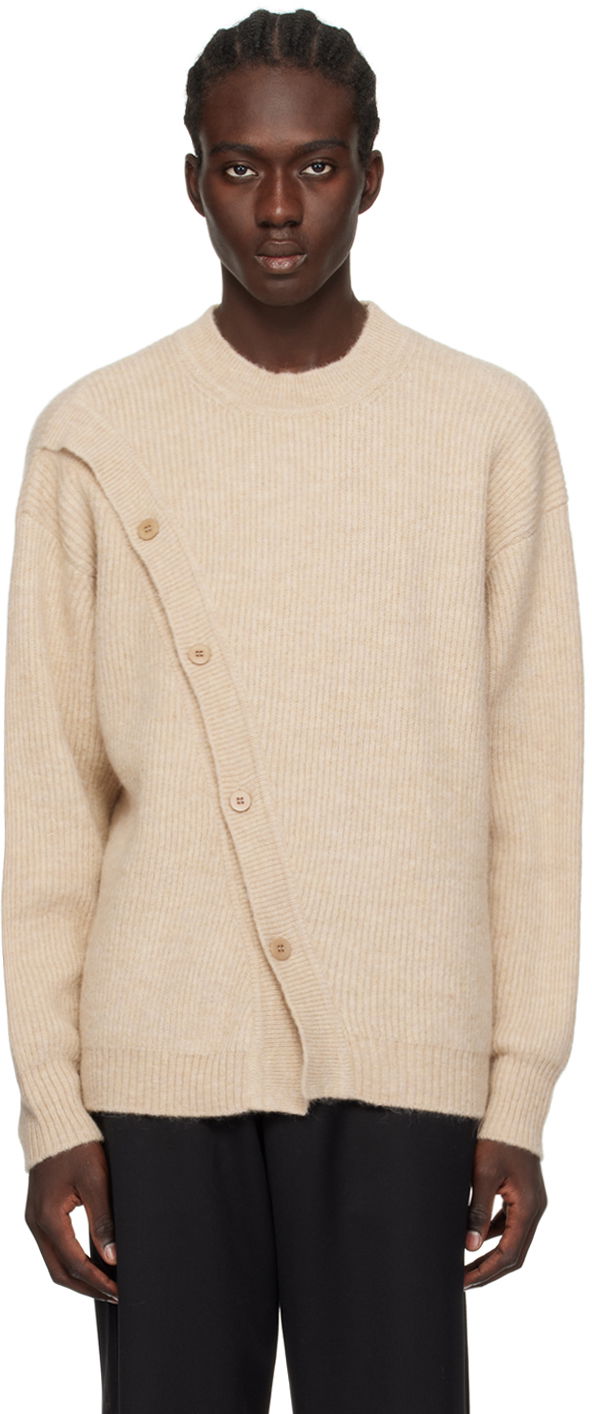Villapaita Jacquemus Le Chouchou 'Le Cardigan Pau' Cardigan Beige | 24E245KN109-2343