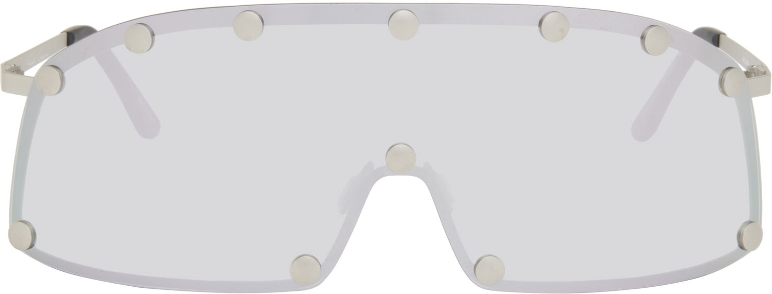 Aurinkolasit Rick Owens Rick Owens Hollywood Shielding Sunglasses Metallinen | RG0000001 GSILV, 0