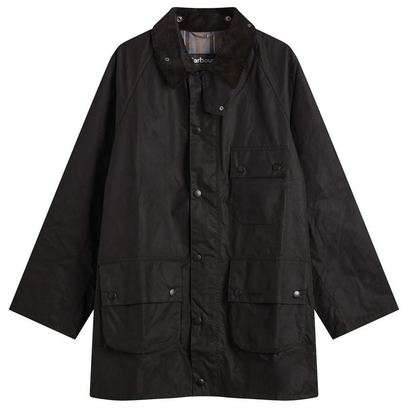 Takki Barbour Solway Wax Jacket Size 38 Musta | MWX2498BK71