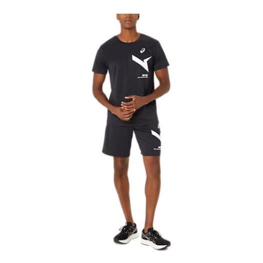 T-paita Asics A-I-M Dry Short Sleeve T-Shirt Musta | 2031E555-001