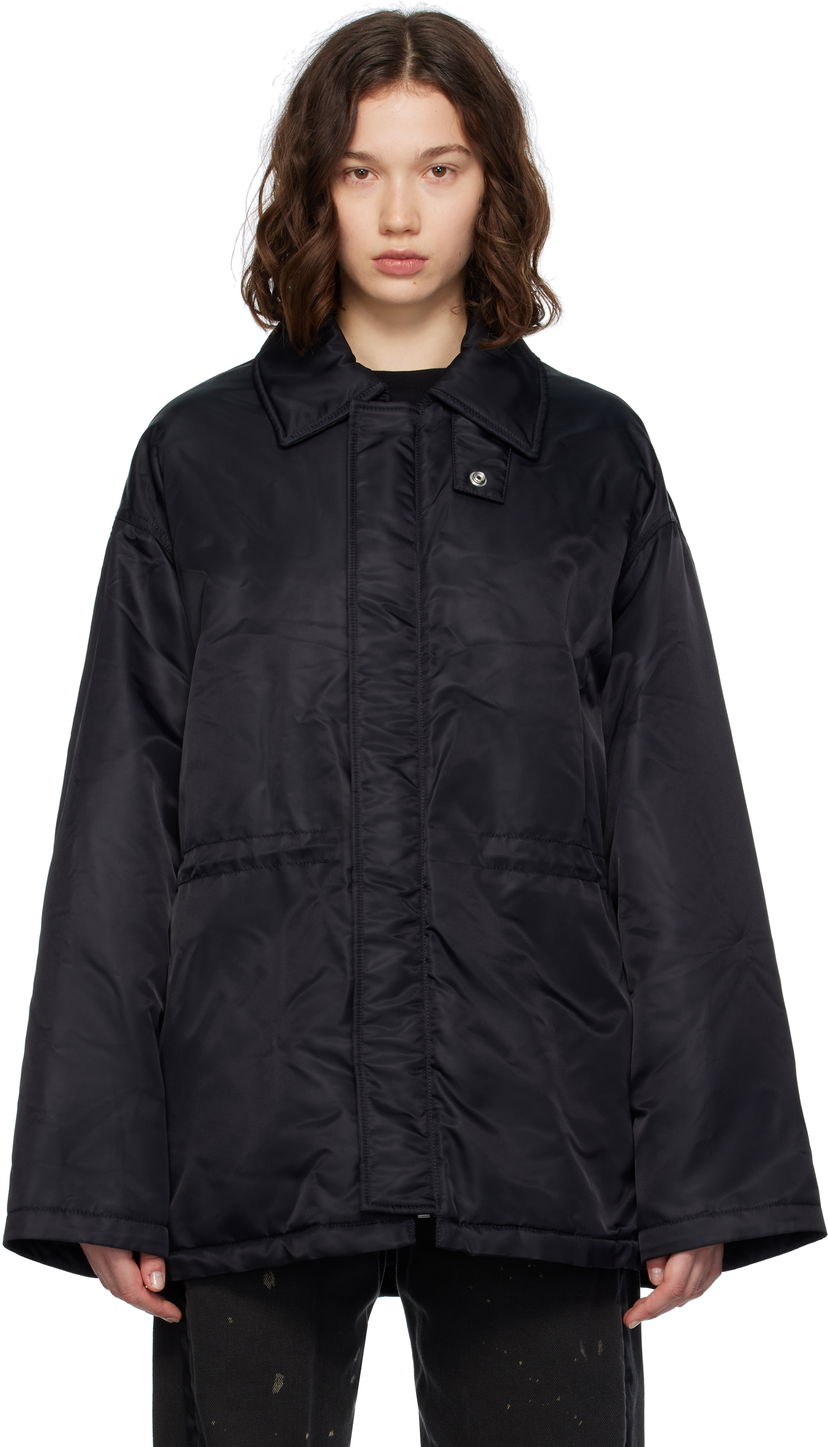 Takki Maison Margiela MM6 Maison Margiela Nylon Sports Jacket Musta | S52AM0329 M35257