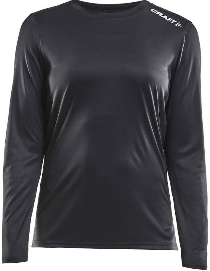T-paita Craft Craft Rush Long Sleeve Tee Musta | 1907365-999000