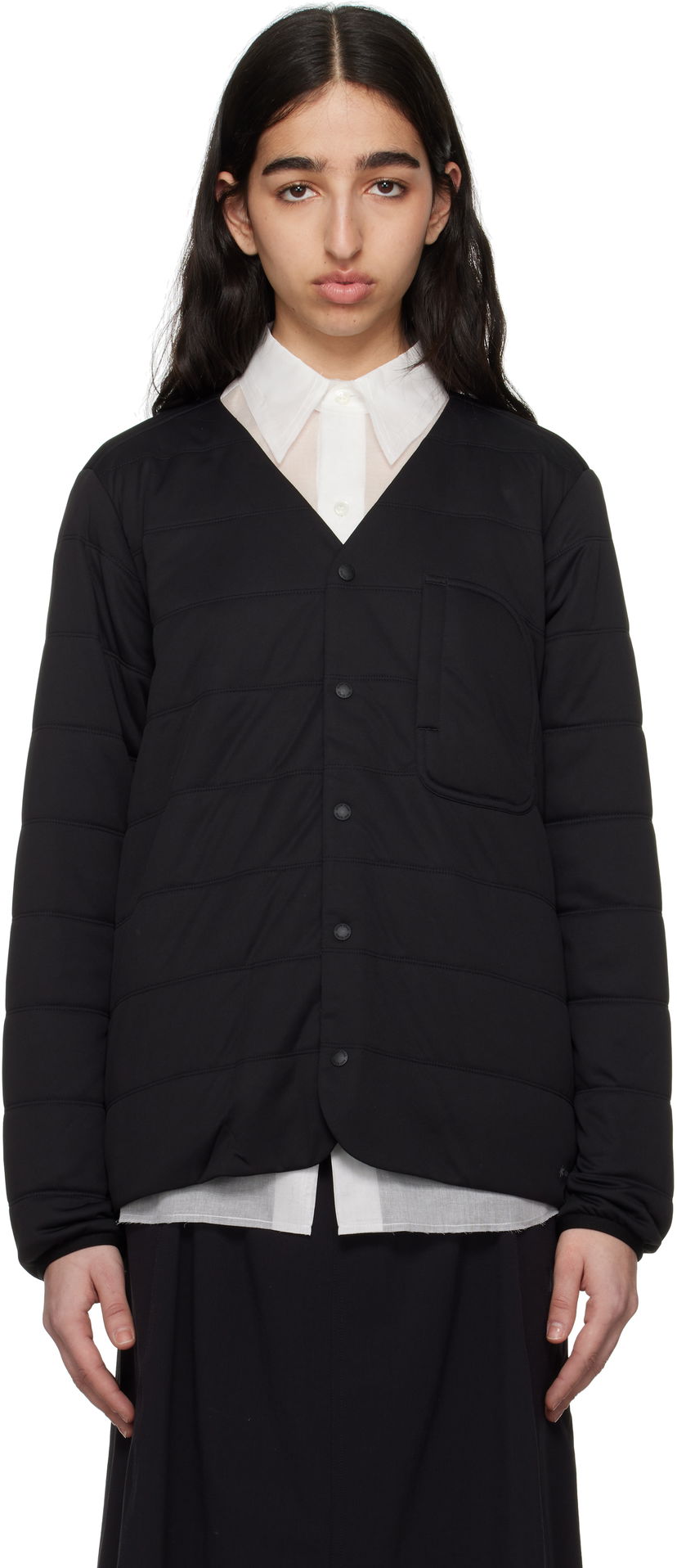 Villapaita Snow Peak Snow Peak Flexible Insulated Cardigan Musta | SW-25SU001