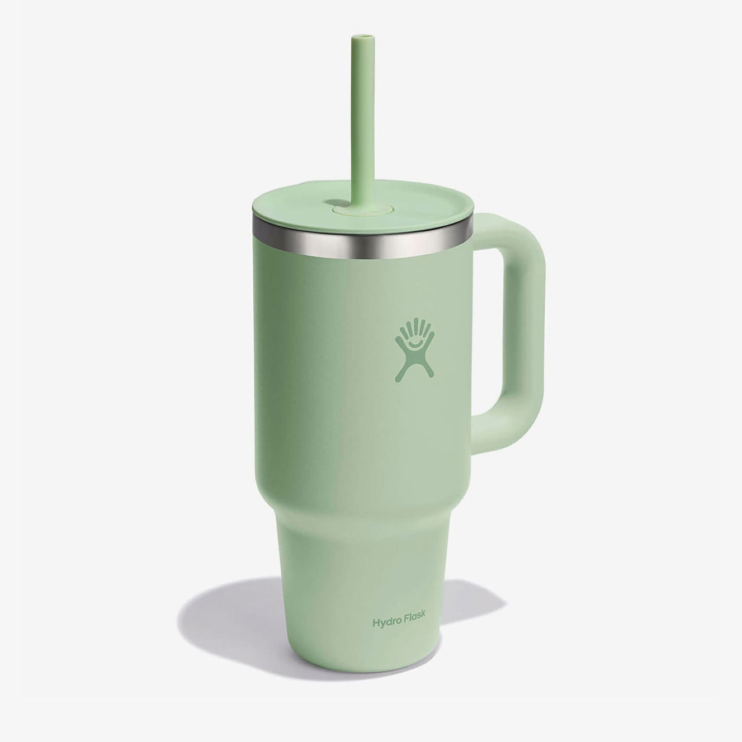 Juomapullo Hydro Flask 946ml Travel Tumbler with Handle and Straw Universal Vihreä | TT32PSC338, 1
