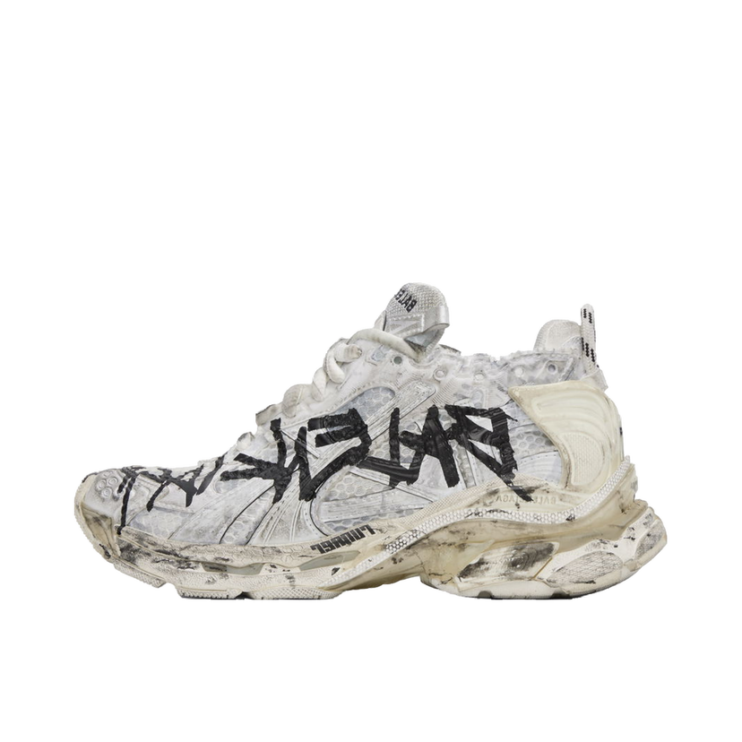 Tennarit ja kengät Balenciaga Runner Graffiti "Off-White" Valkoinen | 772767 W3RBQ