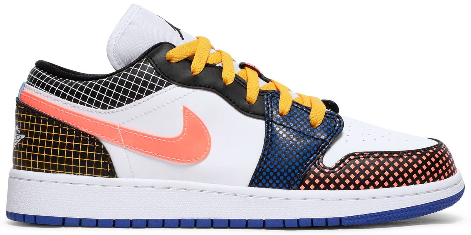 Tennarit ja kengät Jordan Air Jordan 1 Low MMD BG "Multi Grid" GS Monivärinen | DH7547-100, 0