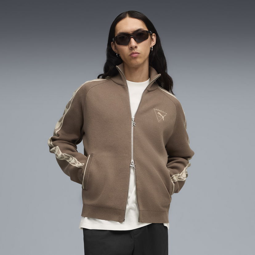 Huppari Puma REPRESENT T7 Jacket Ruskea | 632543_96