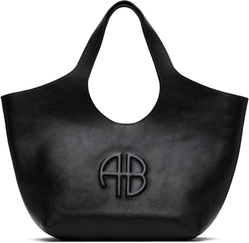 Kangaskassi Anine Bing Anine Bing Medium Lili Tote Musta | A-13-10760-BLK1