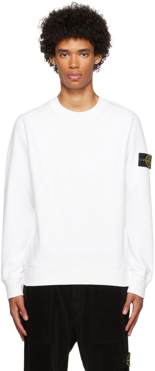 Villapaita Stone Island Patch Valkoinen | 771563020, 0