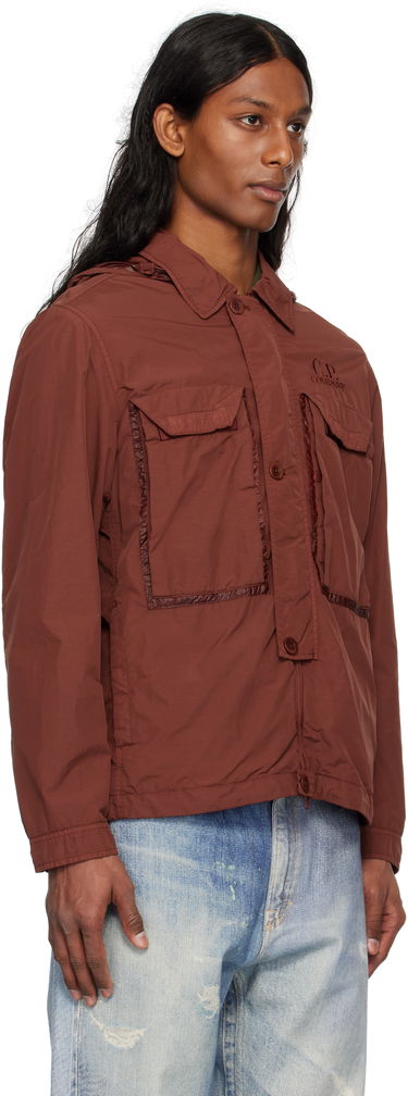 Tuulitakki C.P. Company C.P. Company Flatt Nylon Goggle Overshirt Jacket Musta | 18CMOS090A-005991G, 4