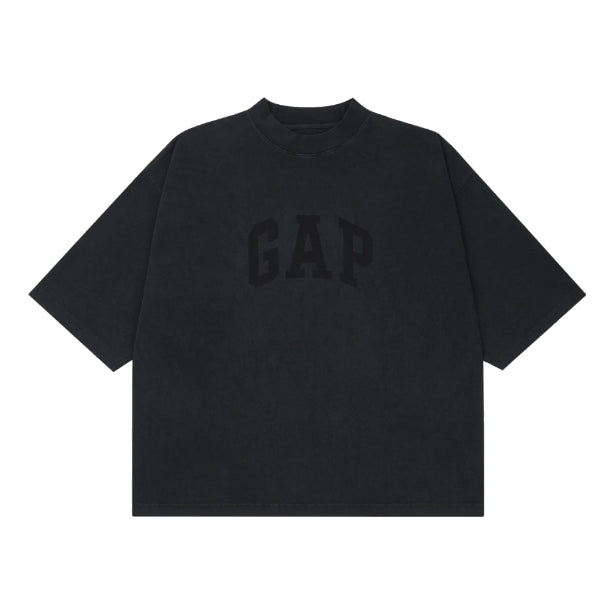 T-paita GAP Yeezy Gap Engineered by Balenciaga Washed T-Shirt Musta | 472973-00