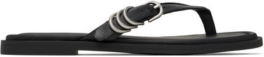 Kengänhoito rag & bone Rag & Bone Gia Leather Thong Sandals Musta | WFF25SF1003LE03, 0