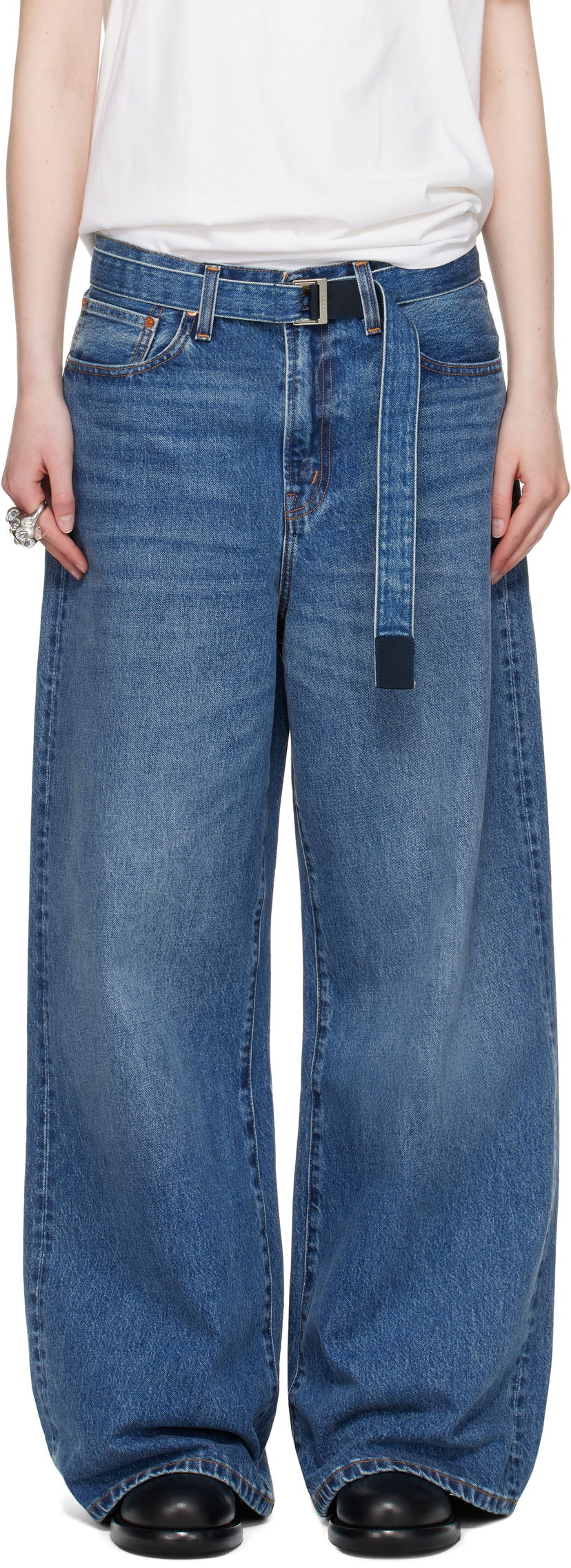 Jeans sacai Levi's Edition Wide-Leg Jeans by Sacai Sininen | 25-0962S