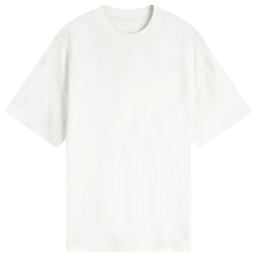 T-paita Jil Sander Jil Sander Tonal Logo T-Shirt, Size Large Valkoinen | J03GC0137-102