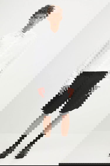 Shortsit Samsoe Samsoe Samsoe Samsoe SAMANDLA Pleated Shorts Musta | M25100074, 3