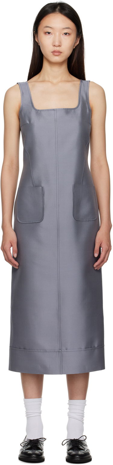 Mekko Thom Browne Thom Browne Column Maxi Dress Harmaa | FDSF20A-F0989, 0