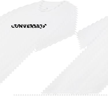 T-paita Converse Strip Wordmark Relaxed Valkoinen | 10024661-a01-102, 0