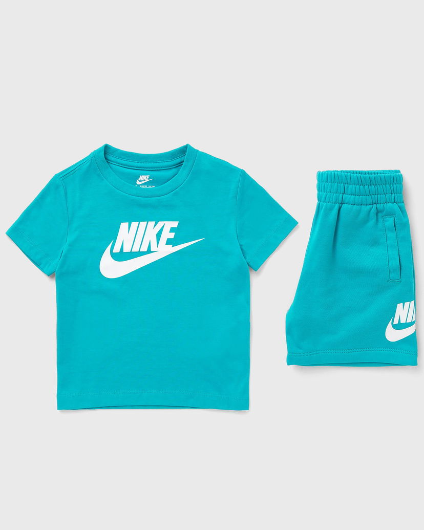 Verryttelypuku Nike Toddler T-Shirt and Shorts Set Turkoosi | 86L596-BA2
