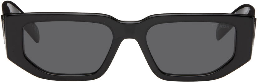 Aurinkolasit Prada Rectangular Sunglasses Musta | 0PR 09ZS 8056597744171