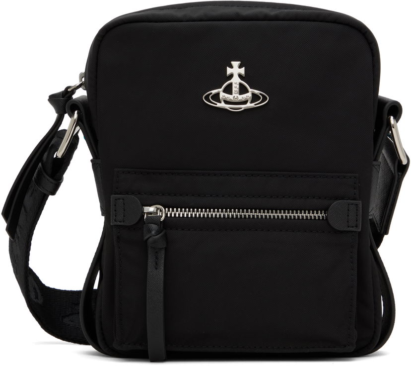 Olkalaukku Vivienne Westwood Small Jackson Crossbody Satchel Bag Musta | 4803000BU-W001Y-