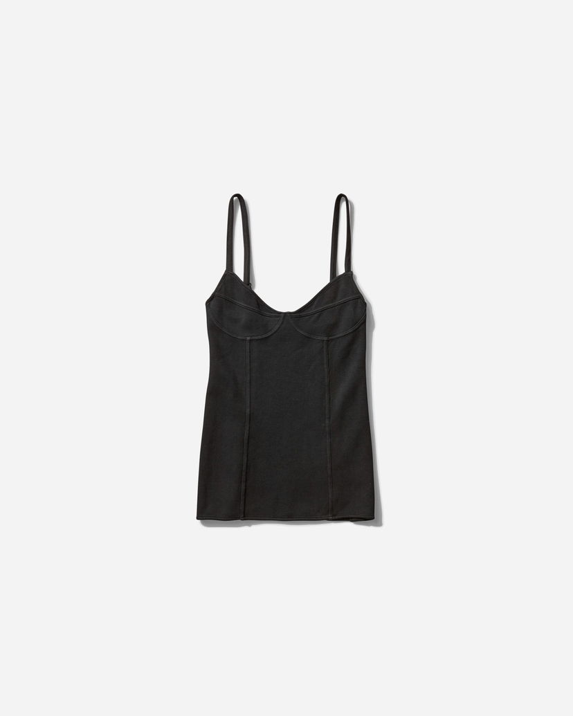 Tankkitoppi OUR LEGACY Washed Cami Tank Top Musta | W2256CW 001
