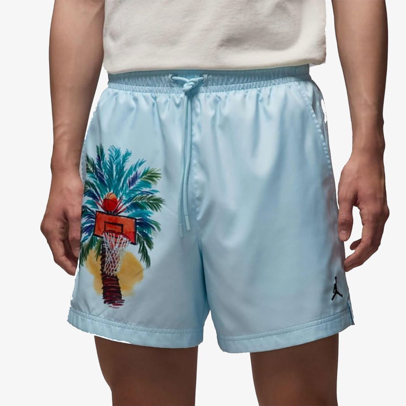 Shortsit Jordan Jordan Essentials Poolside Basketball Print Shorts Sininen | IB7276-474
