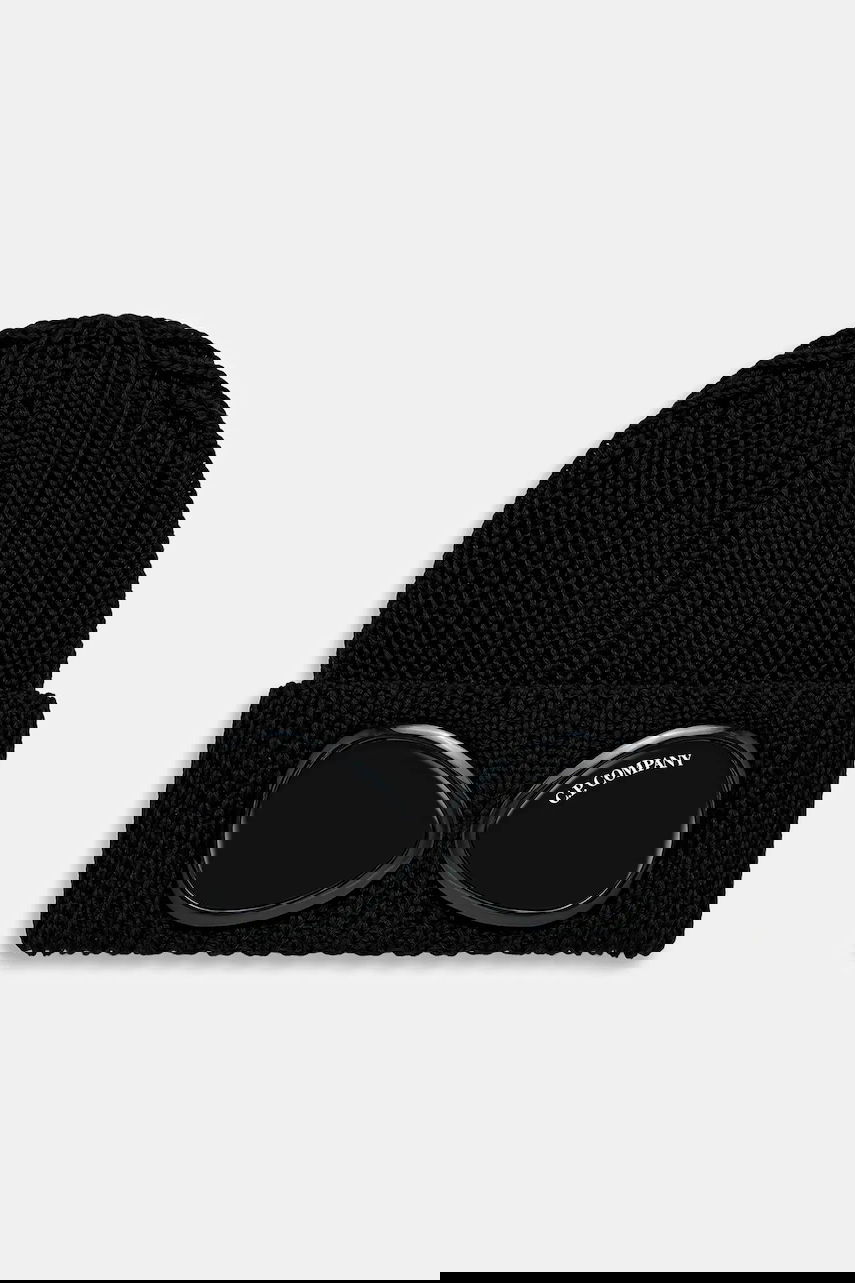 Pipo C.P. Company C.P. Company Goggle Beanie Musta | RFCMAC742A005509A, 0