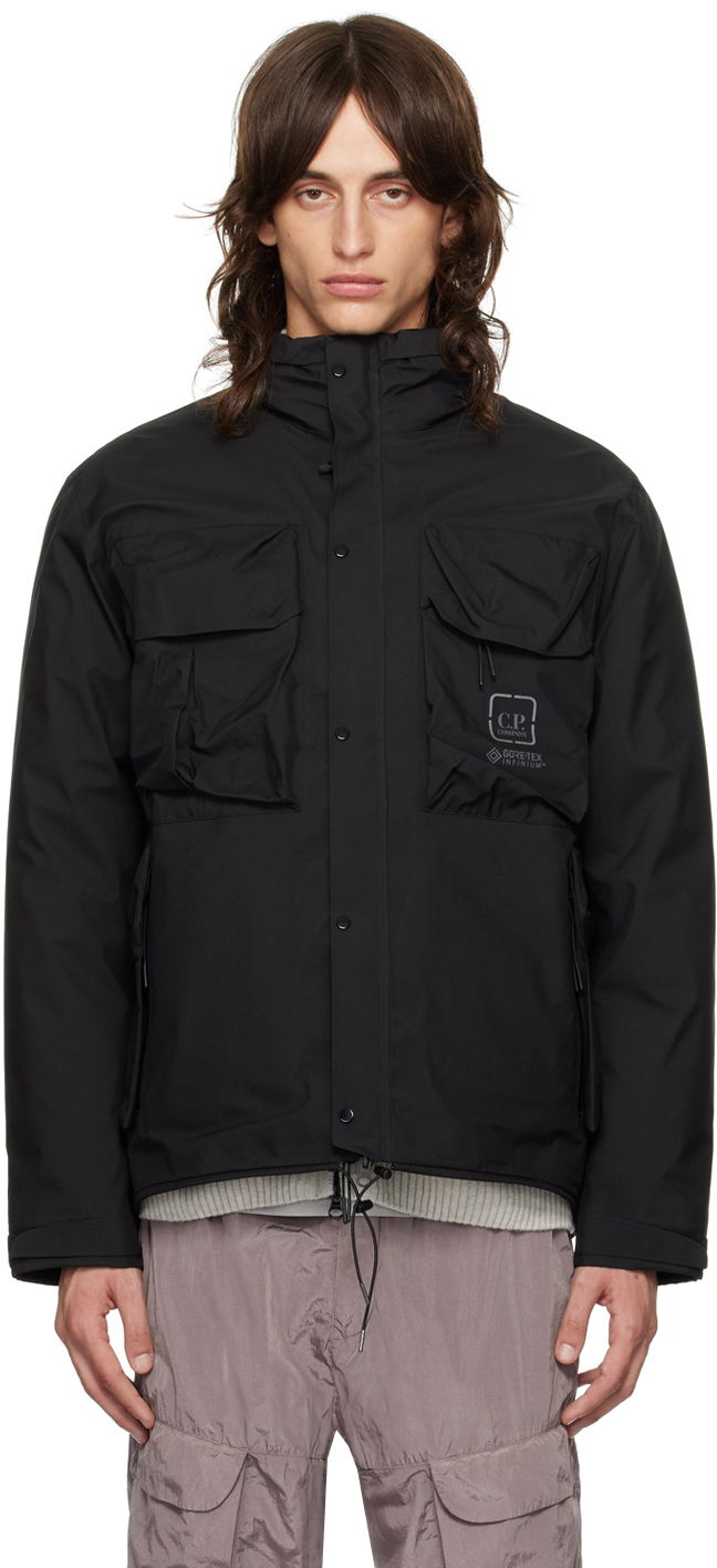 Parka C.P. Company GORE-TEX INFINIUM™ Utility Down Jacket Musta | 17CLOW001A-110031A