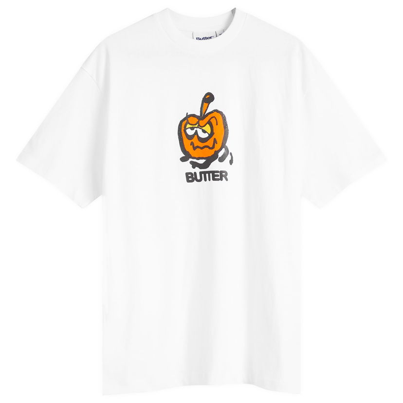 T-paita Butter Goods Smug Graphic Tee, Size Large Valkoinen | BG251107-WHT