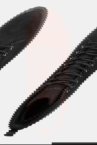 Tennarit ja kengät Moon Boot MEZZALUNA LACE UP MID SUEDE Boots Ruskea | 80D2500030.M010, 3