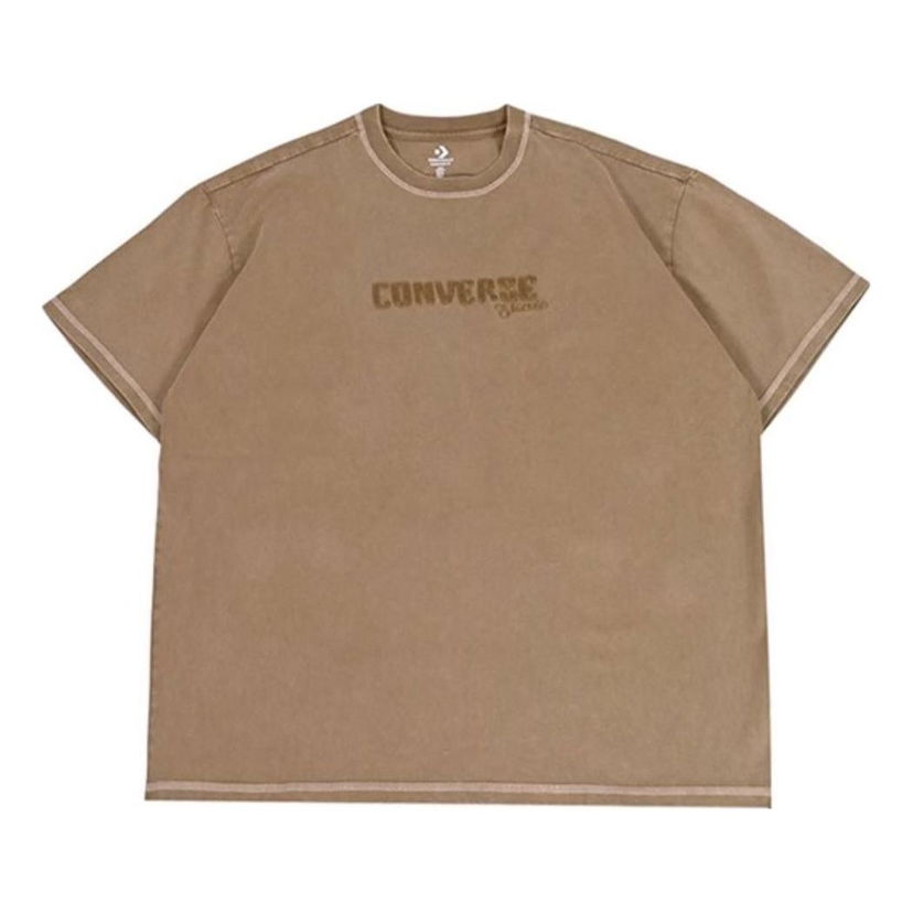T-paita Converse Skateboard Wash Tee Ruskea | 10026164-A01