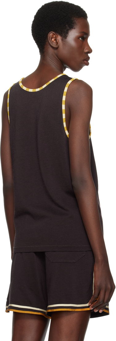 Tankkitoppi Bode Bode Bobcat Singlet Tank Top Musta | MRS25CS037, 2